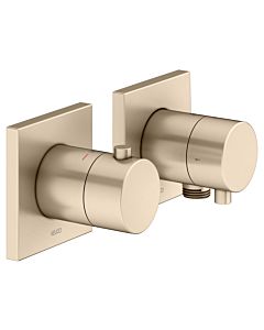 Keuco Edition 11 thermostat de douche 51153031122 bronze brossé, installation encastrée, 2 Verbraucher , avec coude de raccordement mural