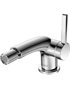 Keuco Edition 400 bidet fitting 51509130000 projection 127mm, with waste fitting, brushed black chrome