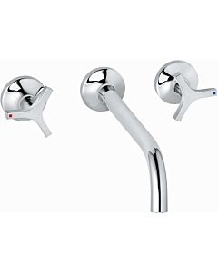 Kludi Nova Fonte shell and finish complete set 201460539 chrome, for three-hole basin mixer, projection 240 mm
