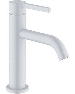 Kludi NOVA FONTE Pura 100 mitigeur lavabo 202895315 EcoPlus, ouverture par pression garniture de vidange , blanc mat