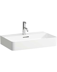 LAUFEN match0 Val washbasin H8162847571081 65 x 42 cm, matt white, with 3 tap holes and overflow