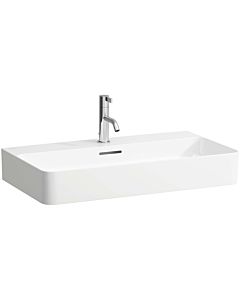 LAUFEN match0 Val washbasin H8162857571081 75 x 42 cm, matt white, with 3 tap holes and overflow