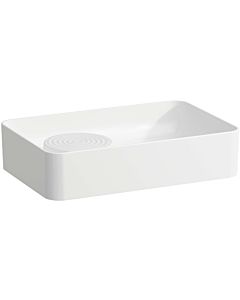 LAUFEN Val vasque H8122827571091 55x36cm, blanc mat, sans trou pour robinet, avec trop-plein