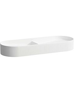 LAUFEN Sonar double H8123490001121 bowl H8123490001121 100x37cm, with texture, without tap hole, without overflow, white