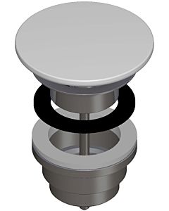 LAUFEN waste valve H8981887590001 not lockable, with sapphire Bathroom ceramics cover, gray matt