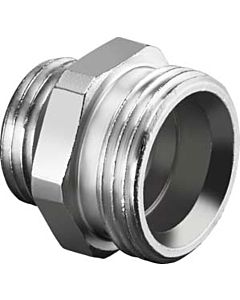 Oventrop screw-in socket 1028161 G 2000 / 2 AGxG 3/4 AG, nickel-plated brass