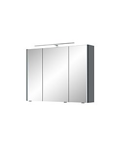 Armoire à miroir Pelipal Série 7045 SEEA02493G138AU LED plus éclairage supérieur, trois portes, chromé , 90 cm