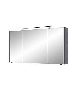 Pelipal Series 7045 mirror cabinet SEEA02413G138AU LED Plus top light, three doors, chrome, 130 cm