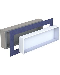 Schedel Multistar vision niche insert BOX30100MR 300 x 1000 x 120 mm, with Rahmen , bianco white