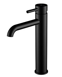Steinberg Serie 100 basin mixer 1001710S projection 170 mm, matt black, height 307mm, without waste set