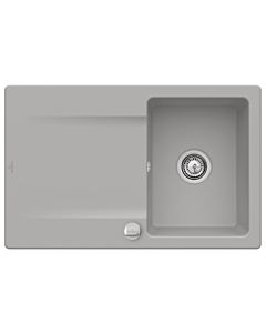 Villeroy & Boch Siluet Built-in sink 333402SL with drain fitting and eccentric operation, Stone