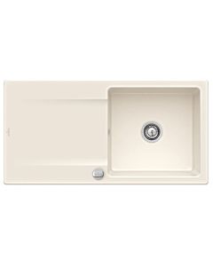 Villeroy & Boch Siluet Built-in sink 333602KR with drain fitting and eccentric operation, Crema