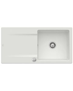 Villeroy & Boch Siluet Built-in sink 333602SM with drain fitting and eccentric actuation, Steam