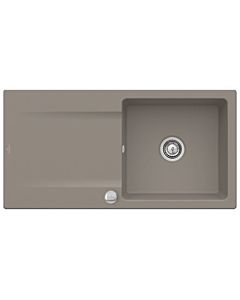 Villeroy & Boch Siluet Built-in sink 333602TR with drain fitting and eccentric operation, Timber