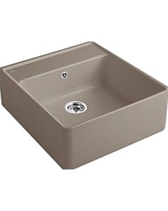 Villeroy und Boch single basin sink 632061TR waste set, manual operation, mounting kit, Timber