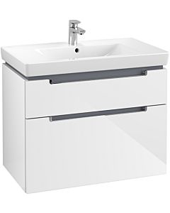 Villeroy & Boch Subway 2.0 Villeroy & Boch Subway 2.0 A91410DH 78.7x59x44.9cm, 2 pull-outs, handle chrome, glossy white