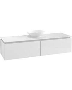 Villeroy & Boch Legato Waschtischunterschrank B67000DH 160x38x50cm, Glossy White