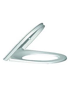 Villeroy und Boch ViCare WC seat 9M7261T1 continuous hinge shaft, hinges stainless steel, white AntiBac
