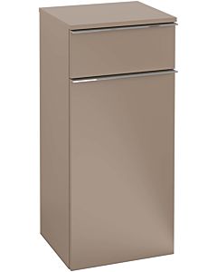 Villeroy und Boch Venticello side cabinet A95011RA 40.4 x 86.6 x 37.2 cm, stop right, handle chrome, glass Glossy Grey