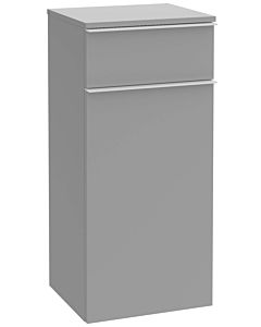 Villeroy und Boch Venticello side cabinet A95015RA 40.4 x 86.6 x 37.2 cm, stop right, handle copper, glass Glossy Grey