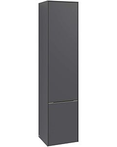 Villeroy und Boch Subway 3. 1930 cabinet C58700VR 40x171x36.2cm, hinge right / handle aluminum glossy, graphite