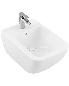 Villeroy & Boch Venticello Wand Bidet 44110001 56 x 37,5 cm, weiss, mit Hahnloch, mit Überlauf