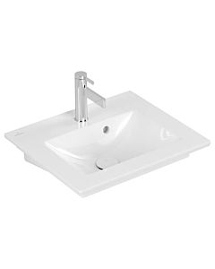 Villeroy & Boch Venticello Waschtisch 412450R1 50 x 42 cm, weiss Ceramicplus, mit Hahnloch