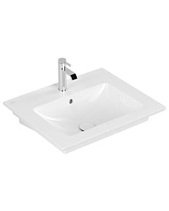 Villeroy & Boch Venticello Waschtisch 412460R1 60x50 cm, weiss Ceamicplus, mit Hahnloch