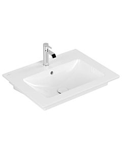 Villeroy & Boch Venticello Waschtisch 412465R1 65 x 50,5 cm, weiss Ceramicplus, mit Überlauf