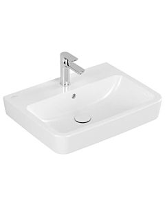 Villeroy und Boch O.novo Waschtisch 4A416001 60x46cm, eckig, mit Hahnloch, mit Überlauf, weiß