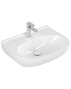 Villeroy & Boch O.Novo Waschtisch 51606101 60 x 49 cm, weiss, 1 Hahnloch, ohne Überlauf