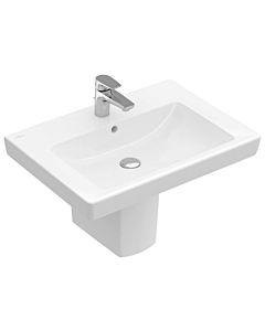 Villeroy & Boch Waschtisch Subway 2.0 711365R1 65 x 47 cm, weiss Ceramicplus, mit Hahnloch