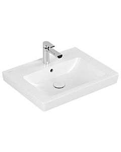 Villeroy & Boch Waschtisch Subway 2.0 71136GR1 60 x 47 cm, weiss Ceramicplus, mit Hahnloch