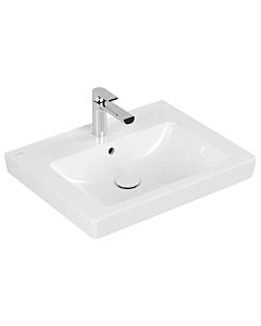 Villeroy & Boch Subway 2.0 Waschtisch 7113F0R1 60 x 47 cm, weiss Ceramicplus, mit Überlauf