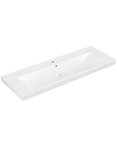 Villeroy & Boch Waschtisch Subway 2.0 7176D0R1 130 x 47 cm, weiss Ceramicplus, mit Hahnloch