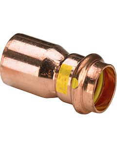 Viega Profipress G reducer 346553 18 x 15 mm, copper, SC-Contur, spigot end
