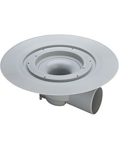 Viega Advantix floor drain basic body 289454 DN 100, gray plastic, with horizontal drain, without top