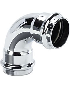 Viega elbow 90 degrees 622329 DN 32, 90 degrees, chrome-plated copper, with sleeves, two O-rings