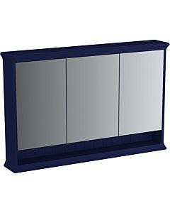 Vitra Valarte LED-Spiegelschrank 65795 118x17x76cm, 3 Spiegeltüren, Korpus stahlblau, lackiert