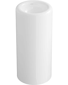 Vitra Liquid Monoblock-Waschtisch 7318B403-0016 40x40x85cm, bodenstehend, rund, ohne Überlauf, weiß VC