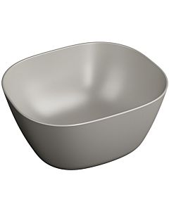 Vitra plural top bowl 7811B420-0016 45 x 38 x 13.5 cm, matt taupe, high, rectangular, without overflow / tap hole