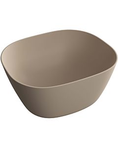 Vitra plural top bowl 7811B474-0016 45 x 38 x 13.5 cm, matt clay, high, rectangular, without overflow / tap hole